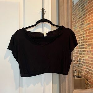 Black Crop Top